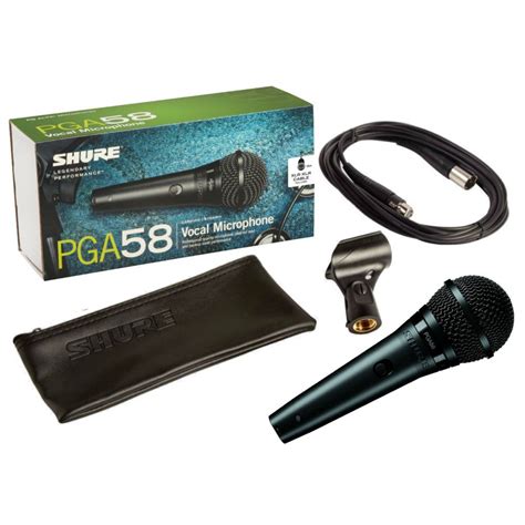 Shure PGA58 Cardioid Dynamic Microphone - 42406396387