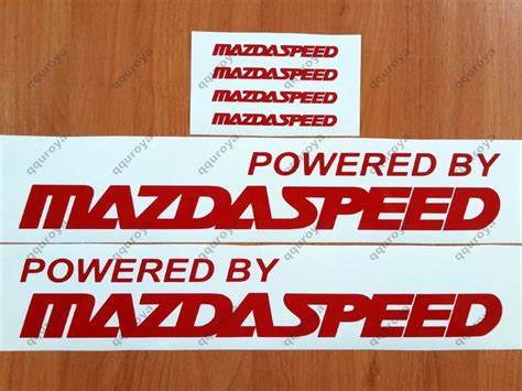 MAZDA 3 5 RX7 RX8 Mazdaspeed Racing Decal sticker emblem logo SILVER 2 ...