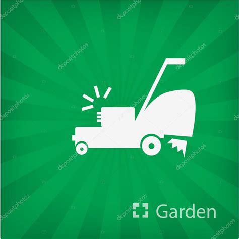 Illustration Of Lawn Mower Icon Stock Vector Sky Designs 37846133