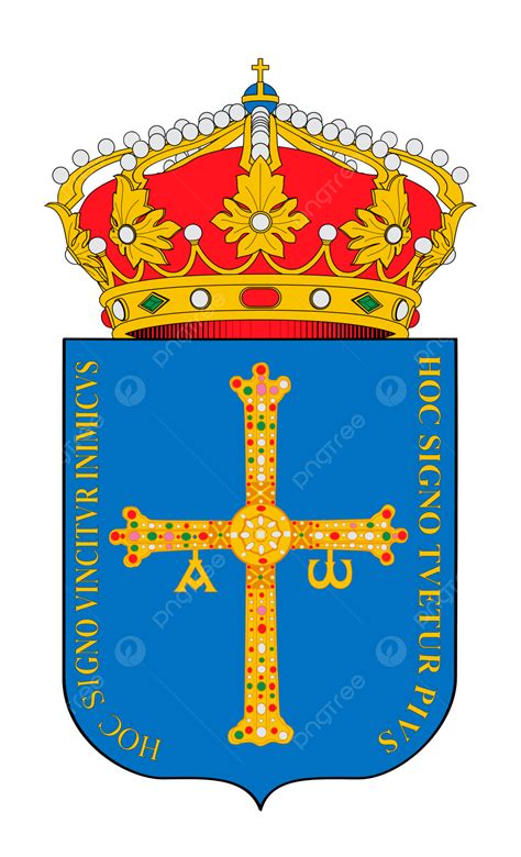 Spanish Asturias Coat Of Arms Coat Of Arms, Isolated, Heraldic, Icon PNG Transparent Image and ...