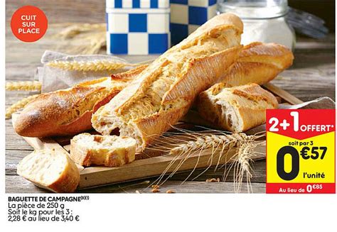 Promo Baguette De Campagne Chez Leader Price ICatalogue Fr