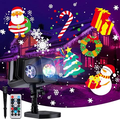 Amazon.com: Minetom Outdoor Christmas Projector with 26 HD Effects ...