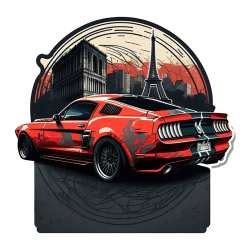 Plaque Ford Mustang Tour Eiffel Garage Atelier Les Plaques