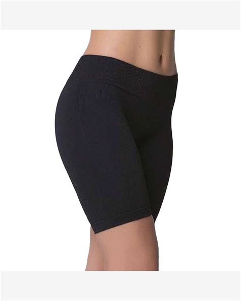 Riachuelo Kit Bermudas Selene Sem Costura Feminina Preto