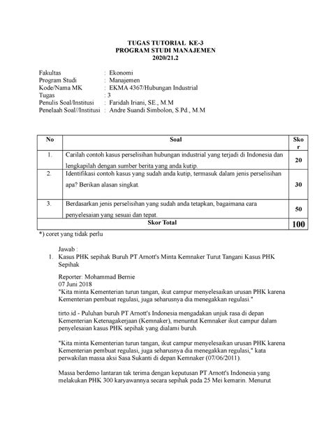 Tugas Tutorial Ke Hi No Coment Tugas Tutorial Ke Program Studi