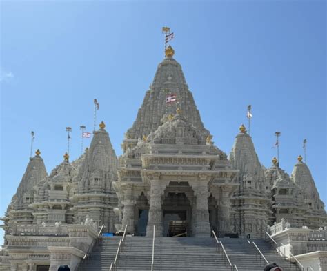 The BAPS Swaminarayan Akshardham - New Jersey USA วัดฮินดู สร้างด้วยหินอ่อน