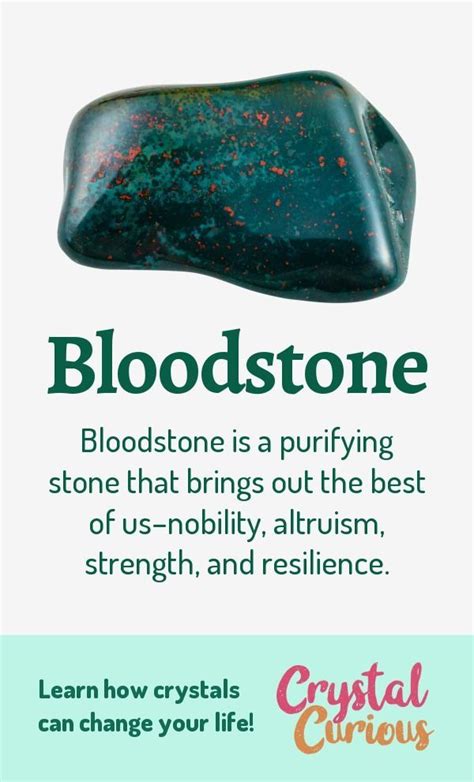 Bloodstone Healing Properties And Benefits Crystals Spiritual Crystals