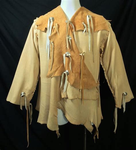 Sale Handcrafted Deerskin Leather Jacket Buckskin Shirt Etsy