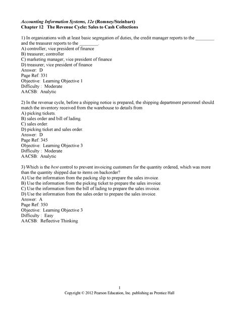 Chapter Accounting Information System Accounting Studocu