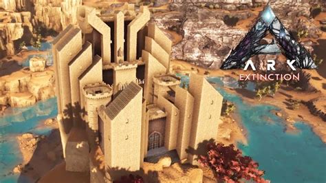 Game Ark Waterfall House Minas Tirith Base Building Famous