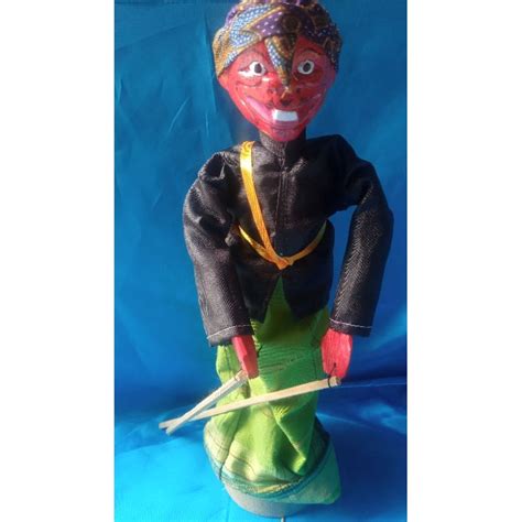 Jual Wayang Golek Cepot Mangut Medium Shopee Indonesia