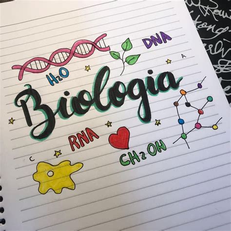 Capa De Caderno De Biologia Em 2020 Capas Para Caderno Tumblr Ideias