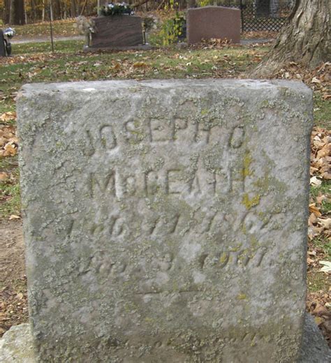 Joseph C McGeath 1864 1901 Find A Grave Memorial