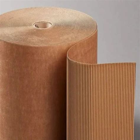 Kraft Paper Plain Corrugated Packaging Roll GSM 80 120 GSM At Rs 37