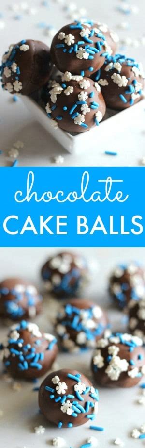 Chocolate Cake Balls Recipe Belle Of The Kitchen