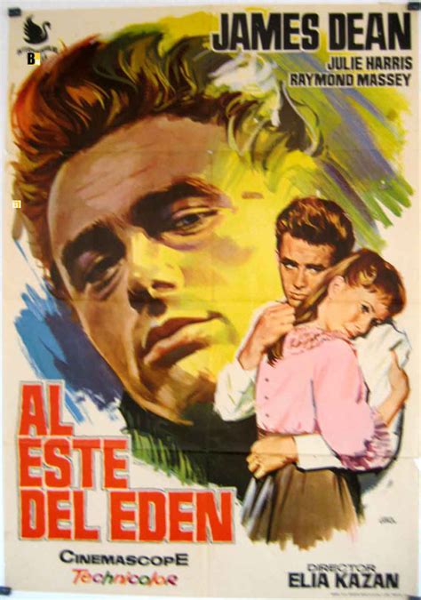 AL ESTE DEL EDEN MOVIE POSTER EAST OF EDEN MOVIE POSTER