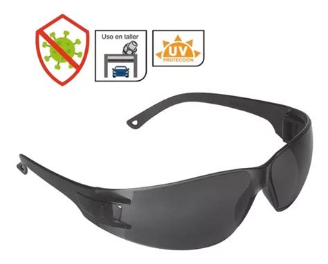 Lentes De Seguridad Mica Gris Pretul Lite 20402