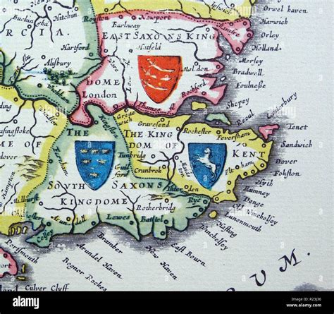 Anglo saxon map hi-res stock photography and images - Alamy