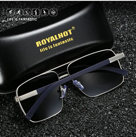 RoyalHot, мужские и женские поляризованные солнцезащитные очки ...