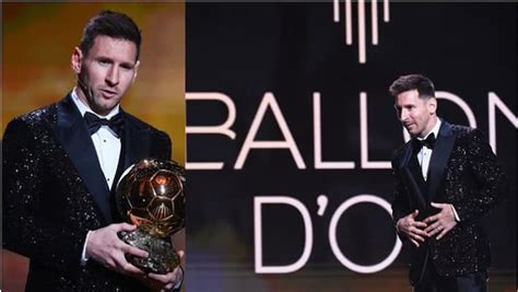 Ballon Dor 2021 Lionel Messi Wins Record Extending 7th Title