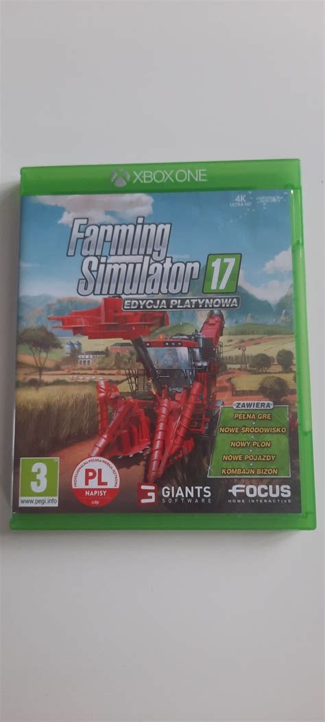 Farming Simulator 17 Edycja platynowa Xbox wersja PL Łomża OLX pl