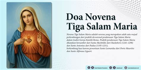 doa novena tiga salam maria paroki katedral kristus raja purwokerto