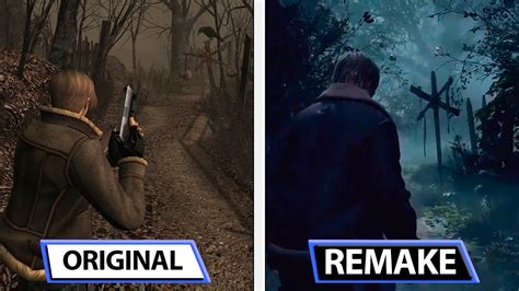 Resident Evil 4 Remake Original Vs Remake Capcom Showcase Graphics