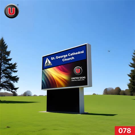 High-Quality Outdoor Digital LED Electronic Church Signs