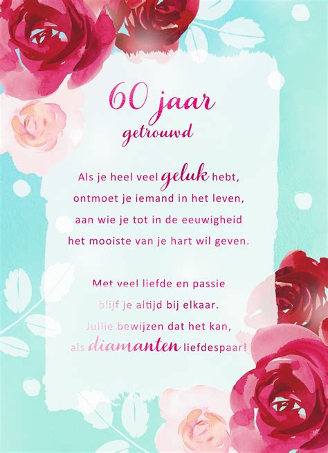 Huwelijksjubileum Kaart 60 Jaar Getrouwd More Than Words Hallmark