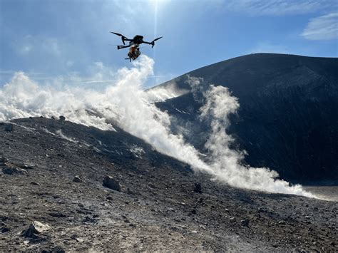 Using Drones To Monitor Volcanoes Researcher EurekAlert