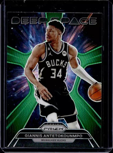 Panini Prizm Giannis Antetokounmpo Espace Deep Green Prizm