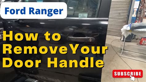 Ford Ranger 2015 2018 How To Remove A Door Handle Youtube