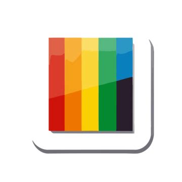 Square Colorful Logo With An App Icon Vector, A Simplistic Colorful ...