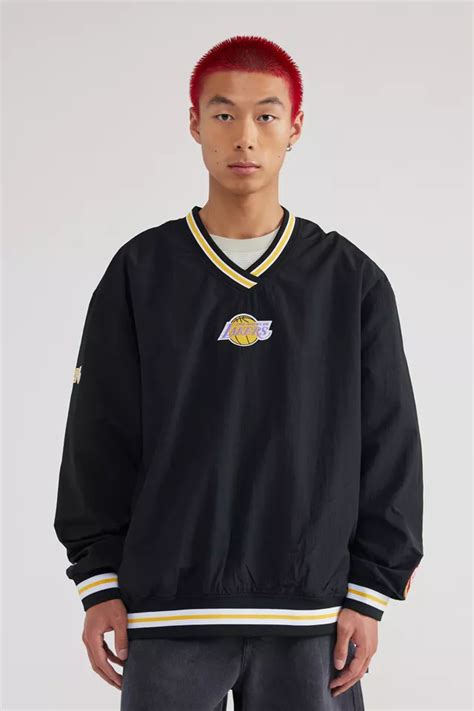 Mitchell And Ness Los Angeles Lakers Pullover Windbreaker Jacket Urban