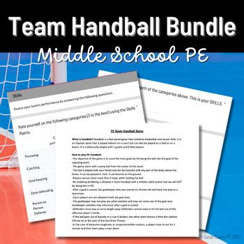 Team Handball Bundle Exciting Activities For Middle School Physical