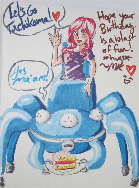 Bday Tachikoma by MegBuns on DeviantArt