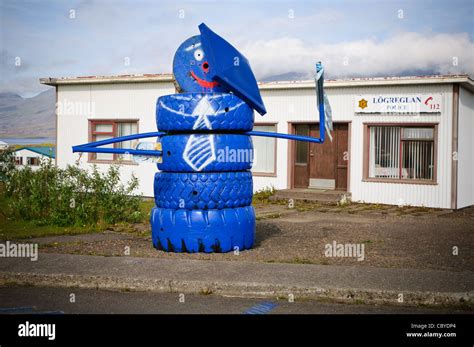 A police station in Djúpivogur, Iceland Stock Photo - Alamy