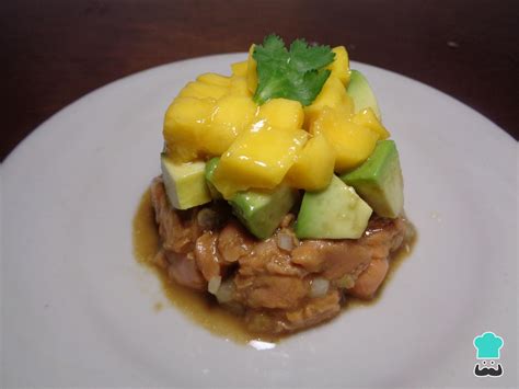 Tartar De Salm N Con Aguacate Y Mango F Cil