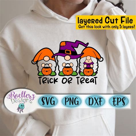 Halloween Svg Gnome Svg Halloween Gnome Svg Layered Svg | Etsy