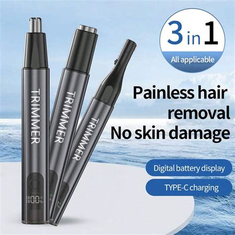 3 In 1 Women Electric Shaver For Armpits Bikini Area Nose Hair And Eyebrow Trimming SHEIN UK