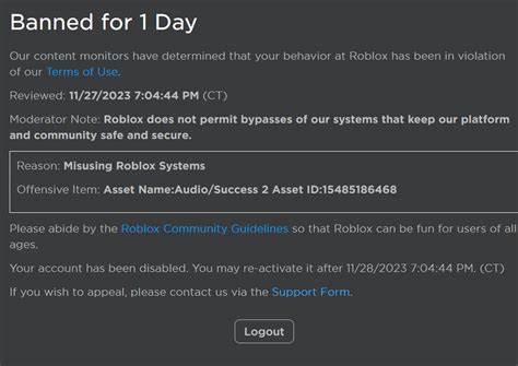 False Roblox ban appeals being rejected - Platform Usage Support - Developer Forum | Roblox