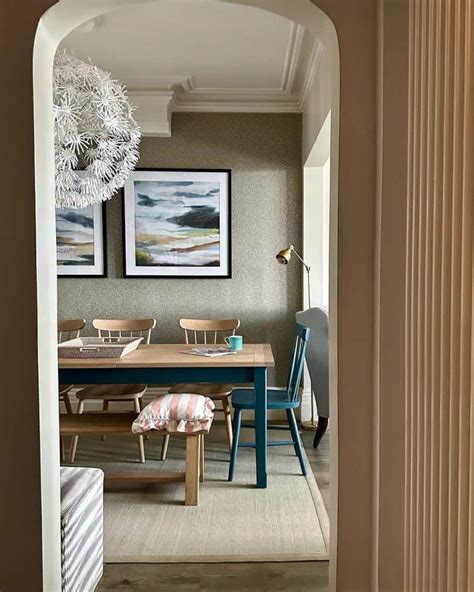 Coastal Dining Room Wallpaper Accent Wall - Soul & Lane