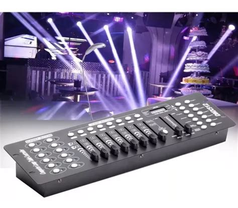 Mesa Controladora Dmx 512 Chave Polaridade 192 Canais