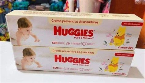 HUGGIES Creme Preventivo De Assaduras Huggies Puro E Natural 80G Em