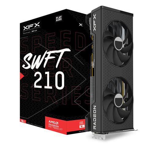 XFX Speedster SWFT210 Radeon RX 7600XT CORE Carte Graphique De Jeu Avec