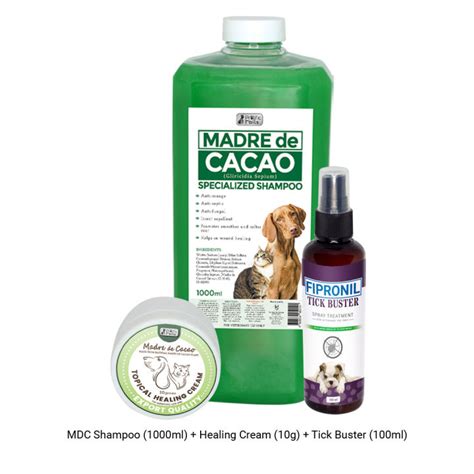 Pro Lific Specialized Madre De Cacao Shampoo 3 In 1 Shampoo 1L And Tick