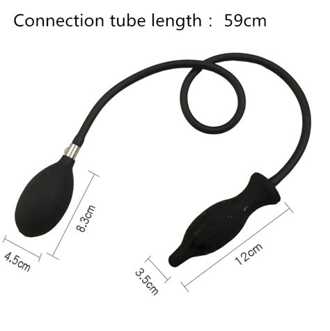 Plug Anal Expansion Gonflable Bouchon Anal Dilatateur Stimulateur Sex Toy Silicone Énorme Grande