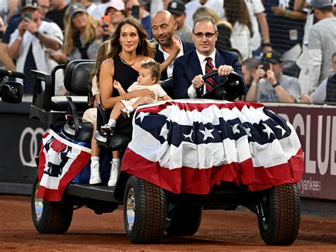 Derek Jeter, Wife Hannah Take Daughters to Hall of Fame Induction | Us ...