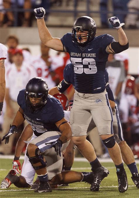 Utah State Football Zach Vigil Leading Aggies Defense With Gusto