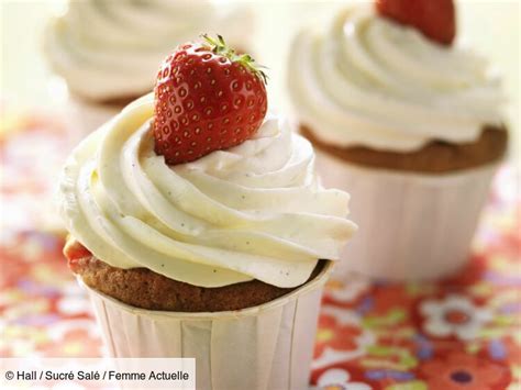 Cupcakes La Fraise Super Facile Rapide D Couvrez Les Recettes De